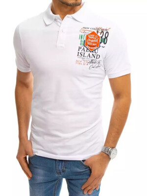 Product detail of Bílé polokošile s potiskem Dstreet PX0370 XXL