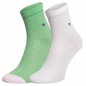 Product detail of Ponožky Tommy Hilfiger 2Pack 701222646004 White/Green 35-38