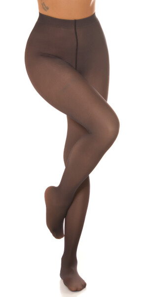 Product detail of Sexy základní lemované zimní punčocháče black Einheitsgroesse