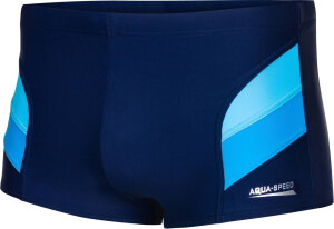 Product detail of AQUA SPEED Plavecké šortky Aron Navy Blue/Blue Pattern 42 XXXXL