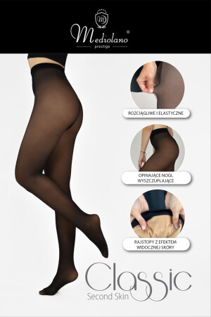 Product detail of Dámské punčochové kalhoty SECOND SKIN-CLASSIC černá 4/5