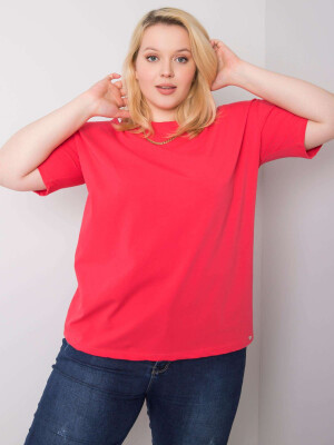 Product detail of Korálové tričko z bavlny plus size XL