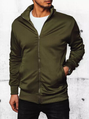 Product detail of Zelená pánská mikina na zip Dstreet BX5561 XXL