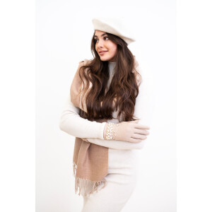 Product detail of Art Of Polo Šála Sz23440-1 Light Beige/Beige UNI