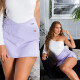 Sexy šortky Koucla s vysokým pasem a ozdobnými knoflíky white S - thumb (17)