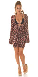 Sexy minišaty Koucla s dlouhým rukávem ze síťoviny / Cover-Up white L/XL - thumb (9)