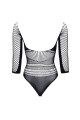 Erotické body Lucelia teddy - BEAUTY NIGHT FASHION černá S/L - thumb (10)