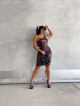 Sexy KouCla Coldshoulder Wetlook Body barva BORDEAUX velikost Einheitsgroesse - thumb (10)