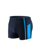 Pánské plavky boxerky 364 3XL-4XL  - Sesto Senso  šedo-oranžová 4XL - thumb (1)