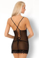 Erotická košilka Dittena - COFASHION černá S/M - thumb (0)