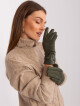 Khaki elegantní dámské rukavice L / XL - thumb (3)