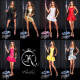 Sexy KouCla GoGo-minidress s plisovanou sukní barva GOLD velikost S/M - thumb (3)