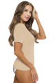 Dámská košilka Nina beige plus - EMILI béžová 3XL - thumb (2)