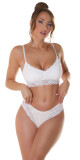 Sexy spodní prádlo 2Piece-Set / Krajková podprsenka + kalhotky black S - thumb (9)