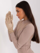 Béžové elegantní zimní rukavice L / XL - thumb (1)