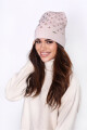Dámská čepice Off Pink P-026 směs barev 52-56 cm - thumb (0)
