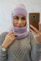 Tříbarevná dámská souprava P103 tmavě růžová+fialová UNI - thumb (1)