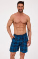 Cornette 698/19 S-2XL pánské pyžamové šortky námořní síť M - thumb (1)