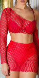 Sexy Koucla 2Piece Set / síťová sukně a top black Einheitsgroesse - thumb (12)