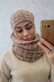 Dámská souprava s fleecem 4 Pory Roku K263 camel+white UNI - thumb (0)