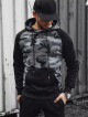Pánská tmavě šedá mikina Dstreet BX5486 XXL - thumb (0)