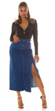 Sexy džínová sukně Musthave  modrá - In-Style Fashion 42/XL - thumb (1)