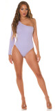 Sexy Koucla Musthave Basic Body na jedno rameno lilac Einheitsgroesse - thumb (16)