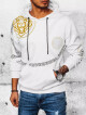 Pánská mikina s kapucí White Dstreet BX5574 s potiskem XL - thumb (1)