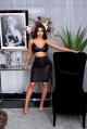 Oh La La!Sexy Koucla WetLook PencilSkirt withZiPP barva SNAKE velikost S - thumb (6)