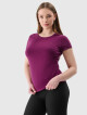 Dámské triko slim 4F - fialové Velikost: M - thumb (1)