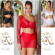 Sexy Koucla 2Piece Set / síťová sukně a top black Einheitsgroesse - thumb (5)