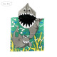 Raj-Pol Ručník Beach Poncho Shark Multicolour 120 cm x 60 cm - thumb (1)
