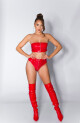 Sexy Koucla Latexlook Hotpants se zipem pink XL - thumb (24)