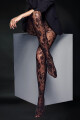 Dámské punčochové kalhoty Veneziana Fiori  20 den 5-XL nero 5-XL - thumb (4)