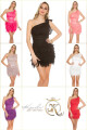 Sexy One-Arm cocktail dress CORAL 12 - thumb (11)