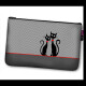 Bertoni Velká kapesní kosmetická taška Czarne Koty White/Black 31 cm x 20 cm x 1 cm - thumb (3)