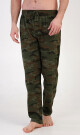 Pánské pyžamové kalhoty Army khaki M - thumb (1)