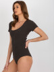 Základní khaki pruhované bavlněné body M - thumb (4)