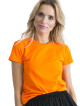 Fluo oranžové dámské bavlněné tričko Peachy Velikost: S - thumb (0)