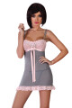 Dámská košilka Namazzi - LivCo CORSETTI FASHION šedo-růžová L/XL - thumb (3)