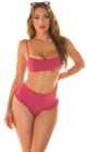 Sexy dvoudílné plavky Koucla Highwaist s volánky black S - thumb (11)