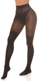Dámské sexy punčocháče "Hearts" SH6718 černé - In-StyleFashion one size - thumb (10)
