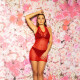 Sexy šaty Gogo-Net-Minidress black Einheitsgroesse - thumb (0)