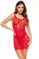 Erotické šaty Donna red - BEAUTY NIGHT FASHION Červená S/L - thumb (12)