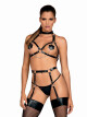 Pikantní postroj A740 harness - Obsessive UNI černá - thumb (0)