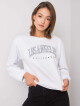 RUE PARIS Bílá mikina bez kapuce Velikost: L / XL - thumb (2)