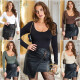 Sexy Musthave Body s dlouhým rukávem brown Einheitsgroesse - thumb (10)