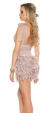 Sexy One-Arm cocktail dress CORAL 12 - thumb (13)