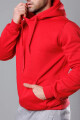 Červená pánská mikina s kapucí (68B2009-18-35) odstíny červené XXL - thumb (0)