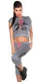 Trendy KouCla Dance chillhoodie + zip na zádech barva pink velikost S/M - thumb (9)